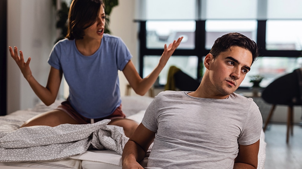 Couple Not Communicating Healthily