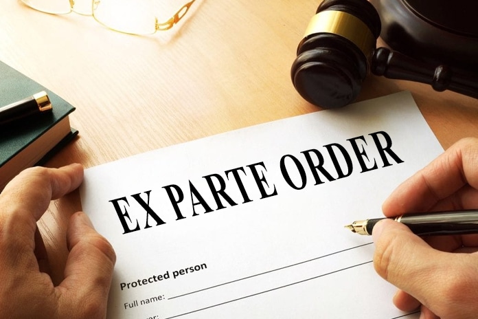 Requesting Ex Parte Order